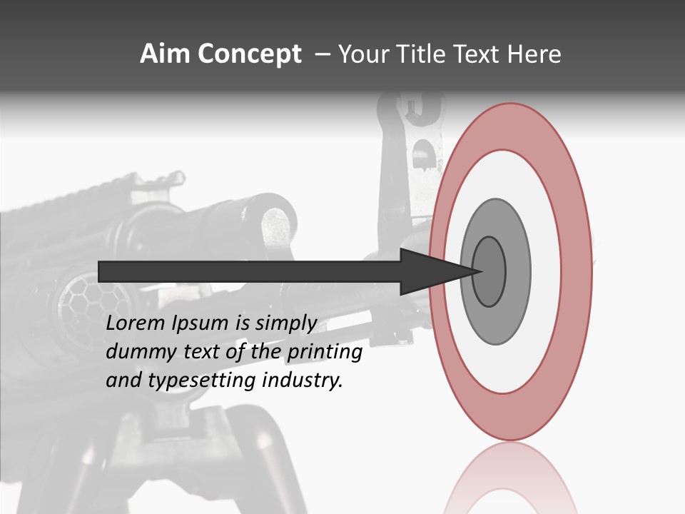 Kalashnikov Ak  Sight PowerPoint Template