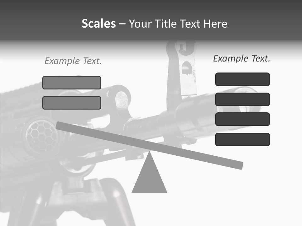 Kalashnikov Ak  Sight PowerPoint Template