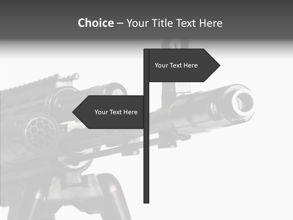 Kalashnikov Ak  Sight PowerPoint Template