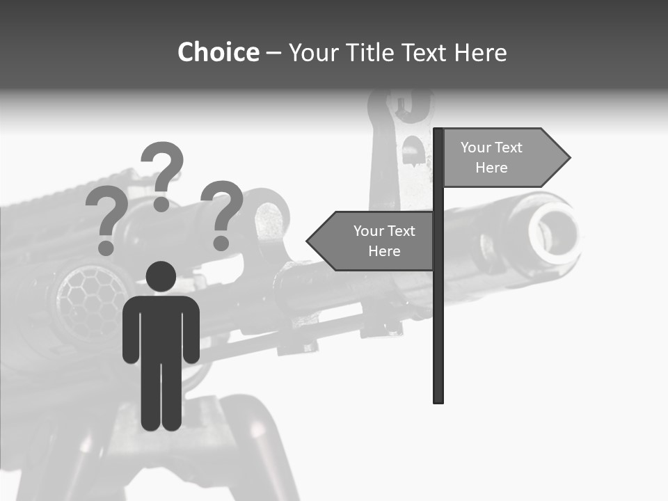 Kalashnikov Ak  Sight PowerPoint Template