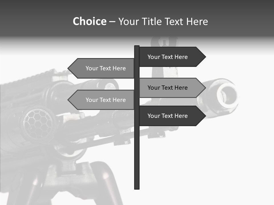 Kalashnikov Ak  Sight PowerPoint Template