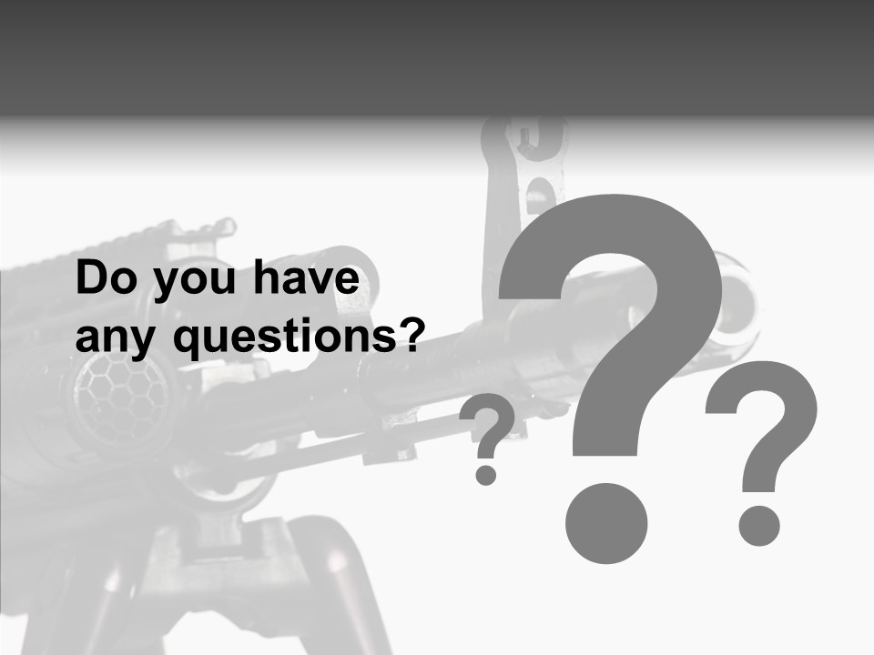 Kalashnikov Ak  Sight PowerPoint Template