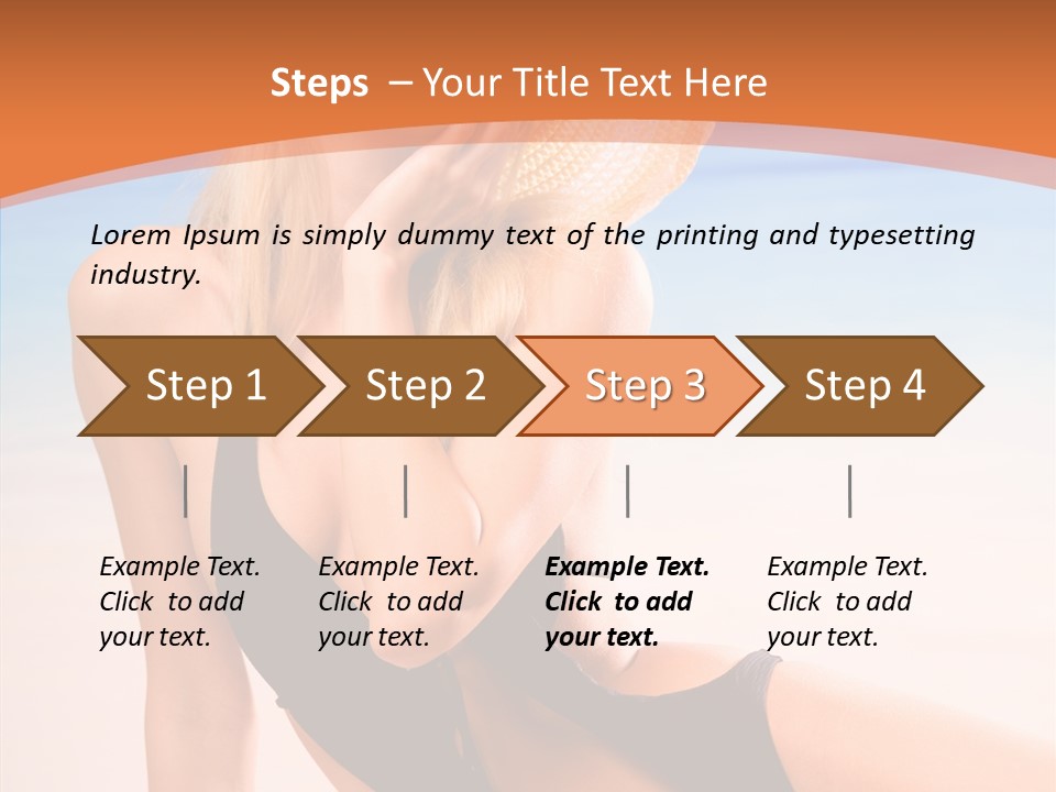 Young Wellbeing Summer PowerPoint Template