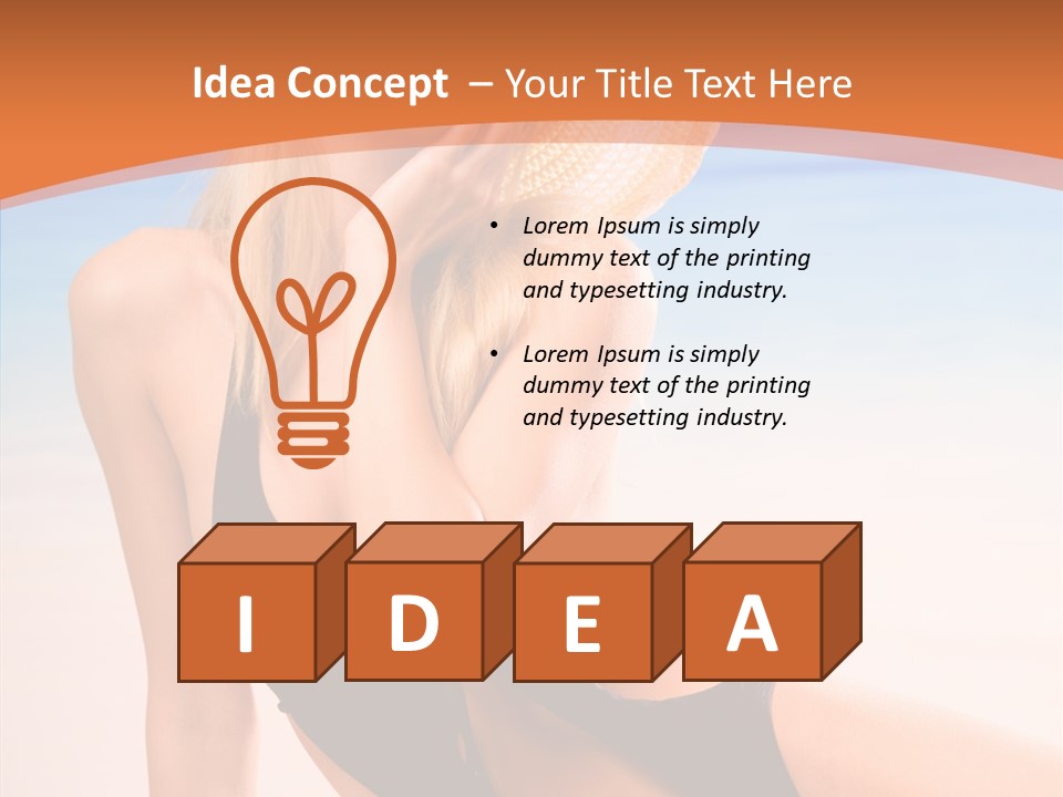 Young Wellbeing Summer PowerPoint Template