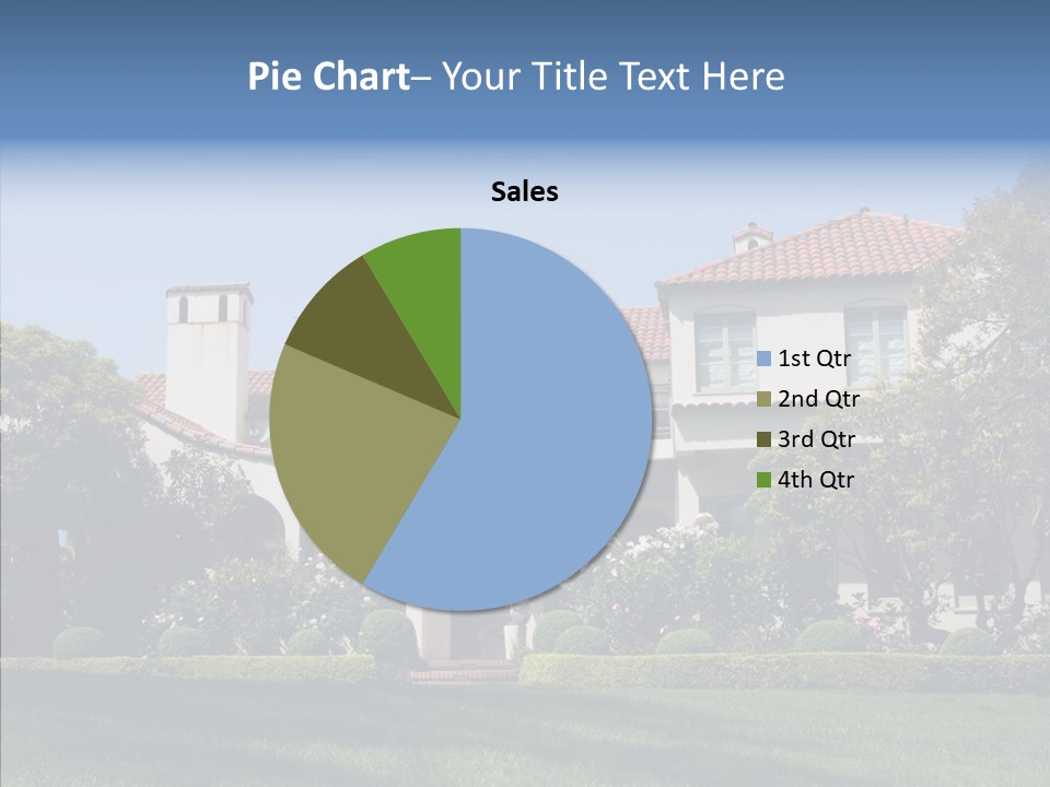 Green Neighborhood Unique PowerPoint Template