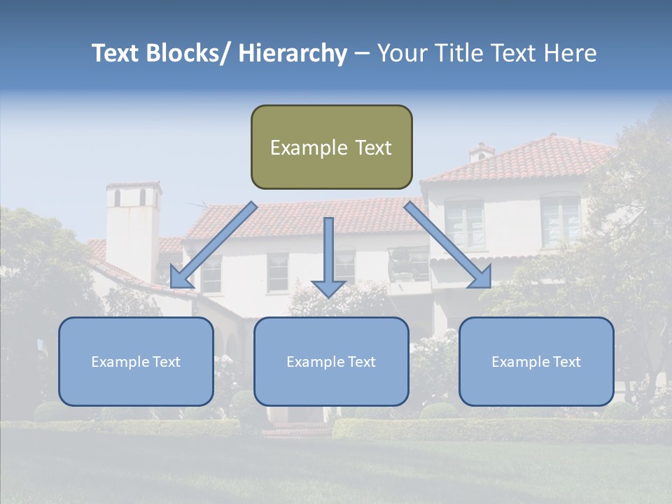 Green Neighborhood Unique PowerPoint Template