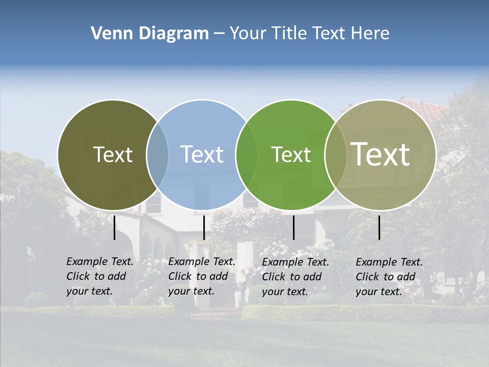 Green Neighborhood Unique PowerPoint Template