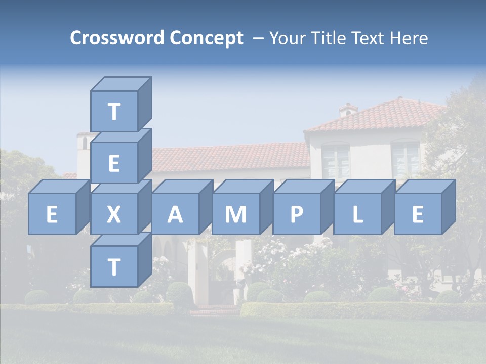 Green Neighborhood Unique PowerPoint Template