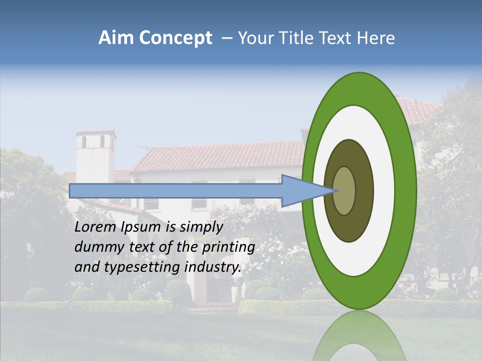 Green Neighborhood Unique PowerPoint Template