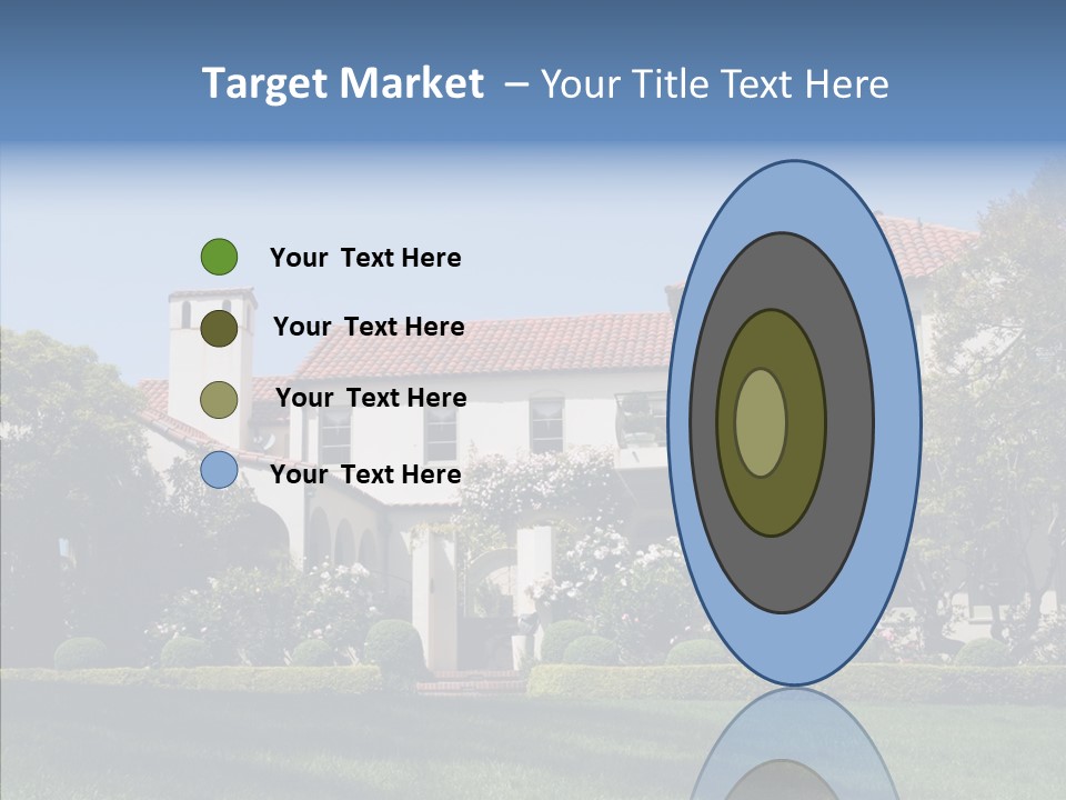 Green Neighborhood Unique PowerPoint Template