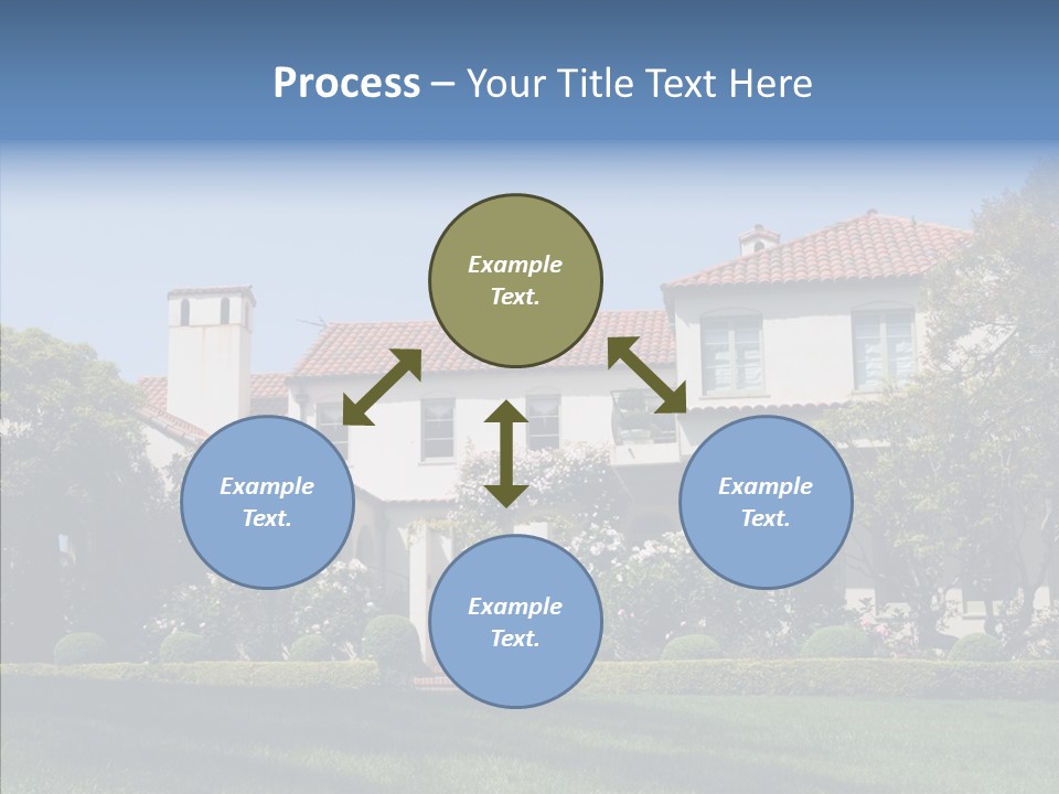 Green Neighborhood Unique PowerPoint Template