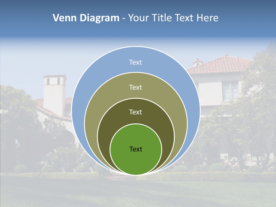 Green Neighborhood Unique PowerPoint Template