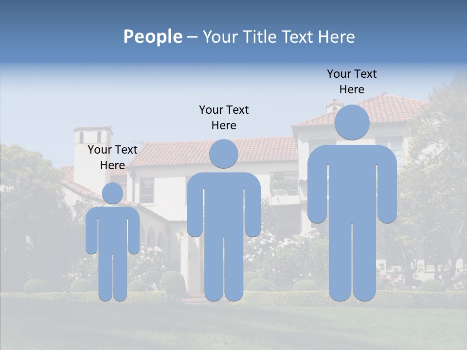 Green Neighborhood Unique PowerPoint Template