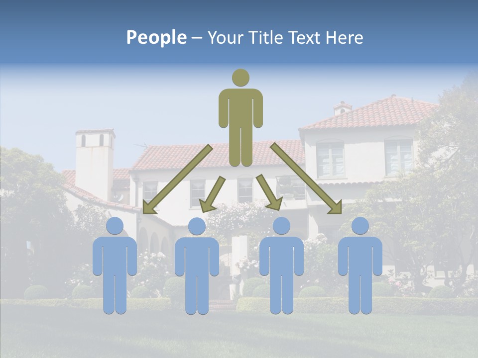 Green Neighborhood Unique PowerPoint Template