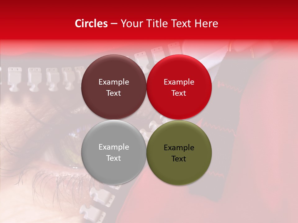 Stare Eye Until PowerPoint Template