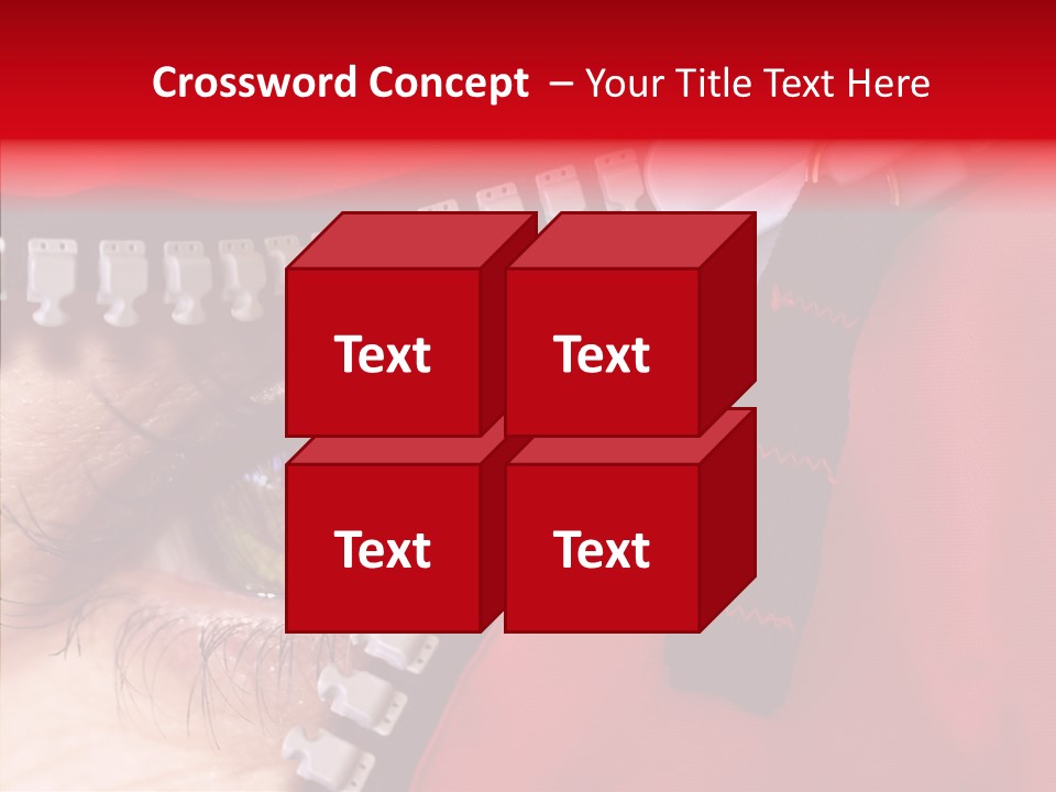 Stare Eye Until PowerPoint Template