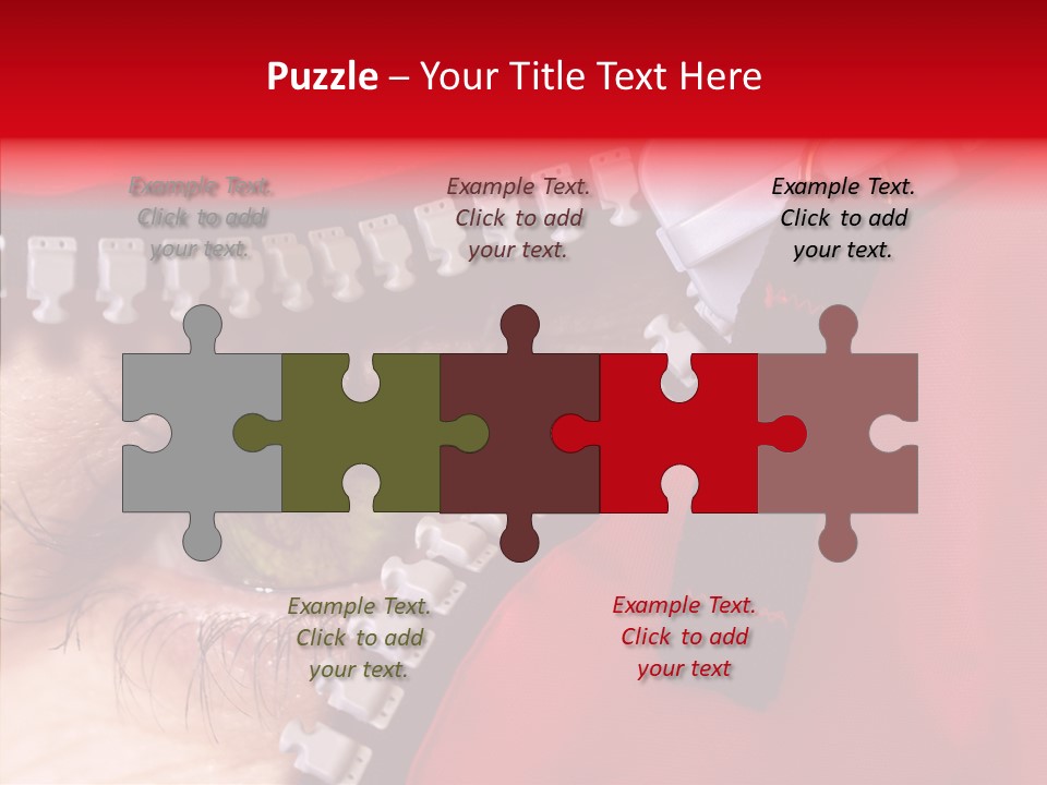 Stare Eye Until PowerPoint Template