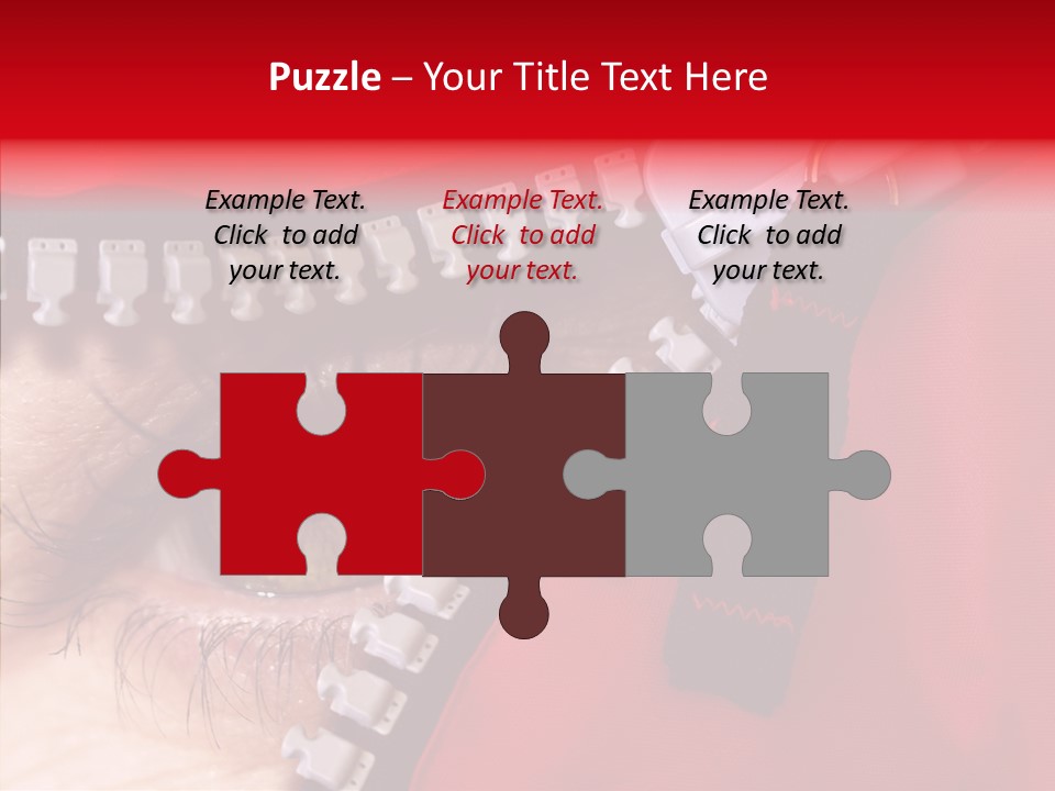 Stare Eye Until PowerPoint Template