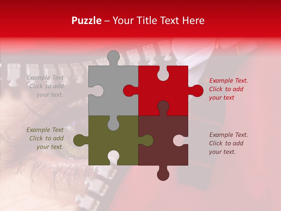 Stare Eye Until PowerPoint Template