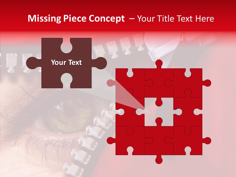 Stare Eye Until PowerPoint Template