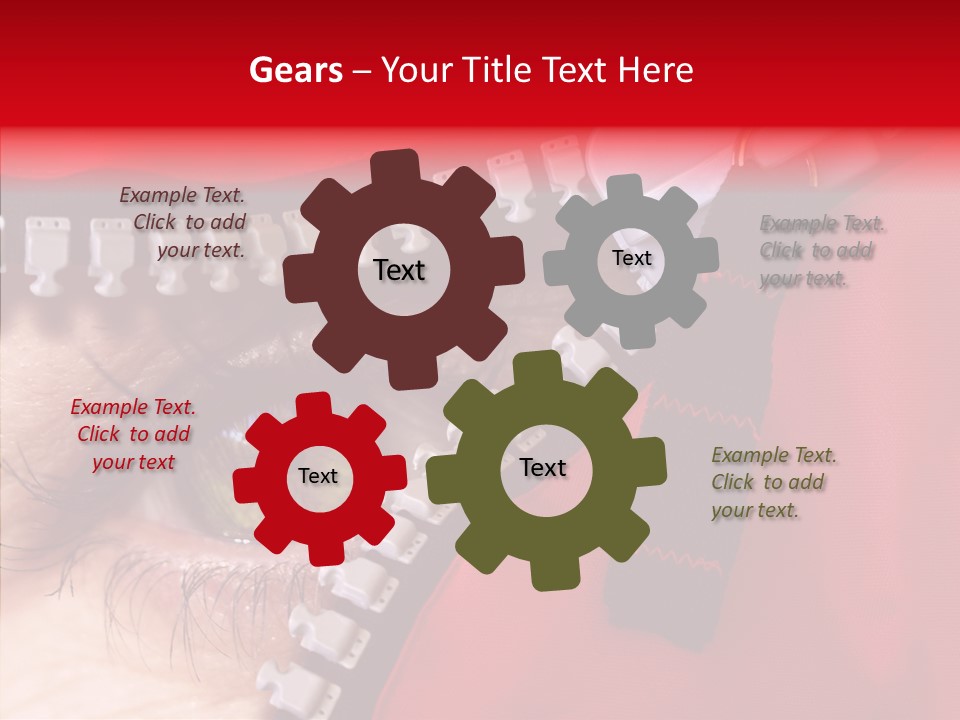 Stare Eye Until PowerPoint Template