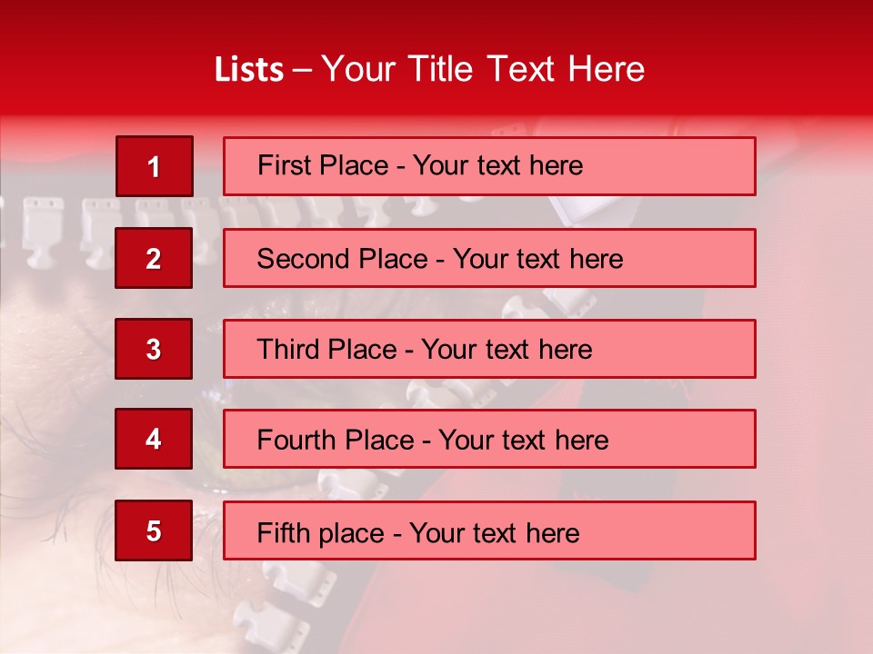 Stare Eye Until PowerPoint Template