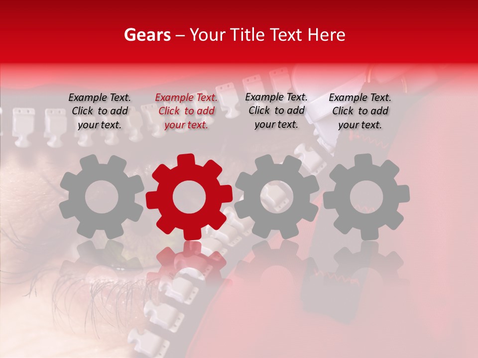 Stare Eye Until PowerPoint Template