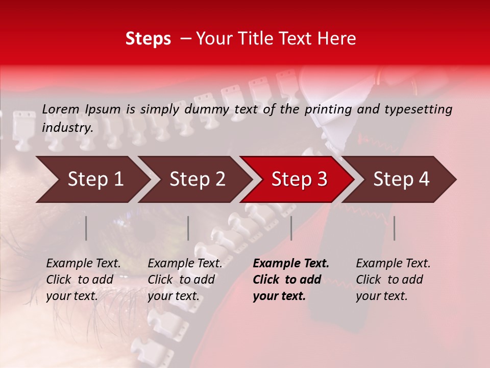 Stare Eye Until PowerPoint Template