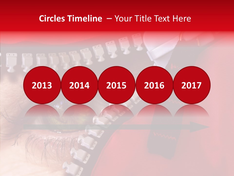 Stare Eye Until PowerPoint Template