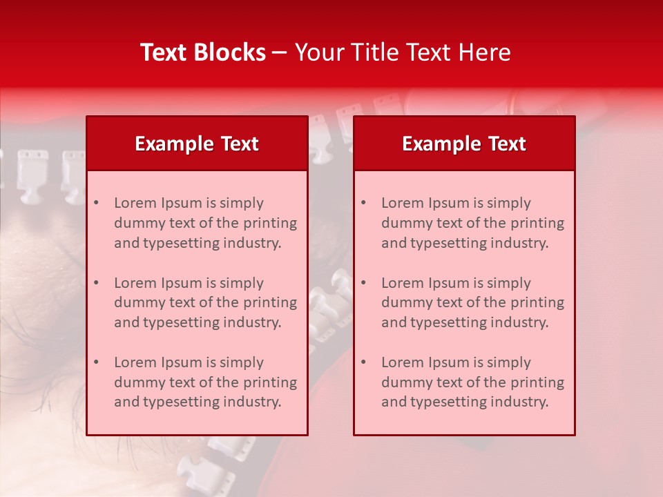 Stare Eye Until PowerPoint Template