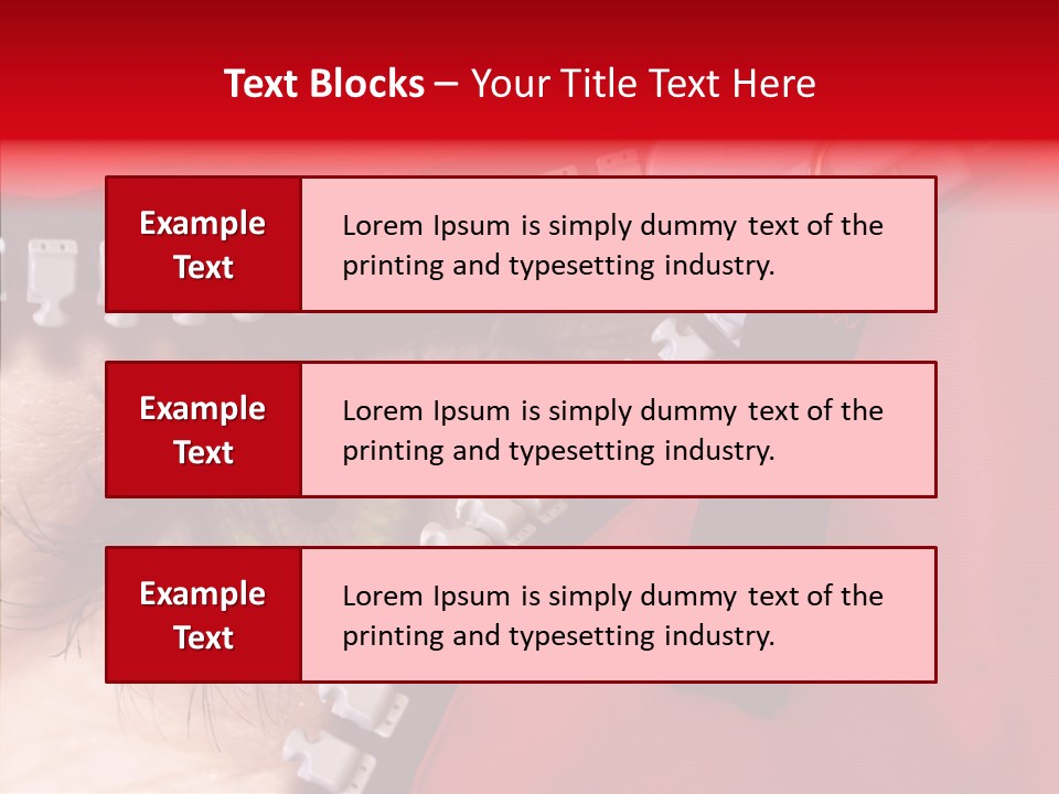 Stare Eye Until PowerPoint Template