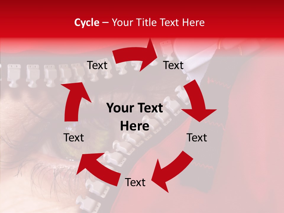 Stare Eye Until PowerPoint Template