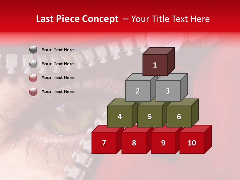 Stare Eye Until PowerPoint Template