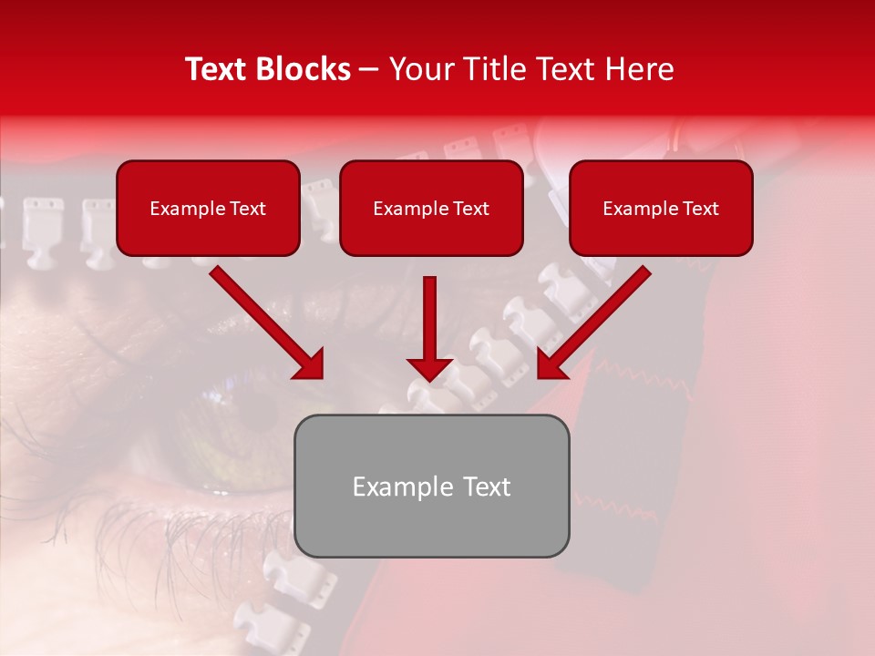 Stare Eye Until PowerPoint Template