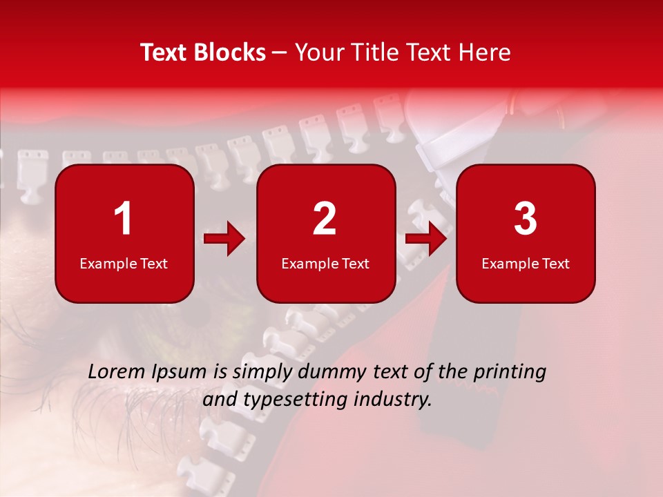 Stare Eye Until PowerPoint Template