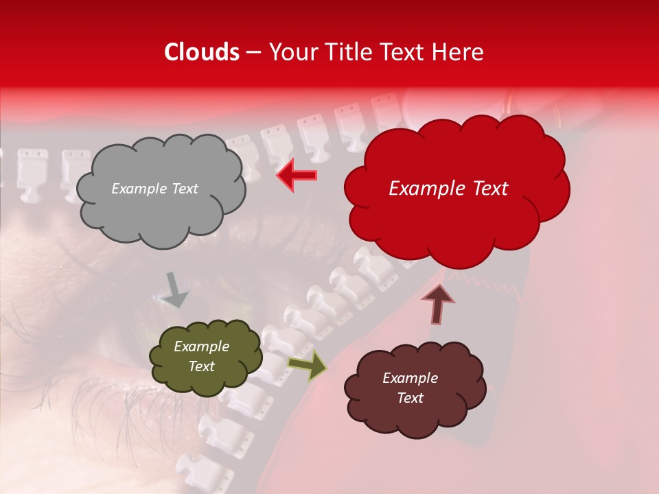 Stare Eye Until PowerPoint Template