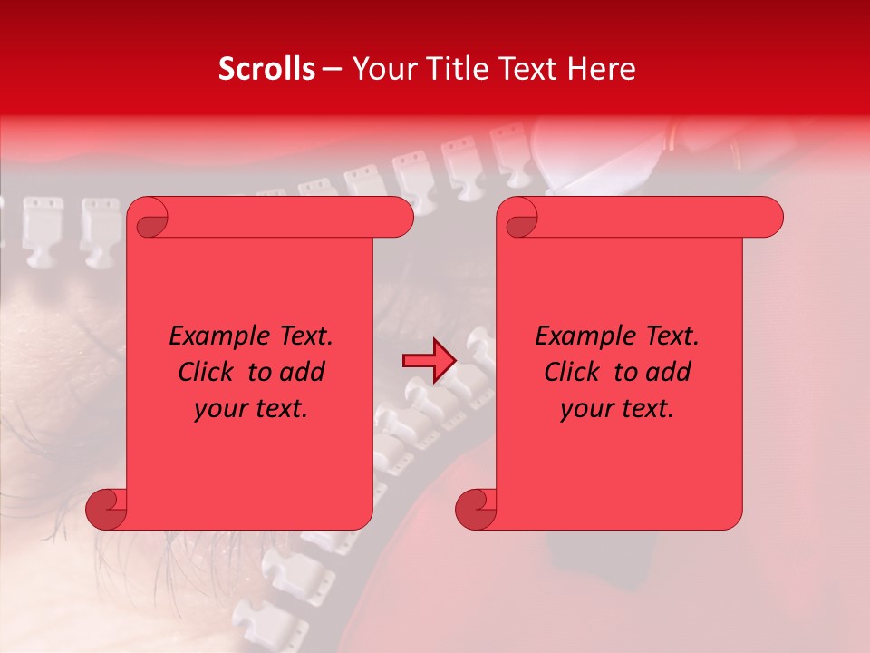 Stare Eye Until PowerPoint Template
