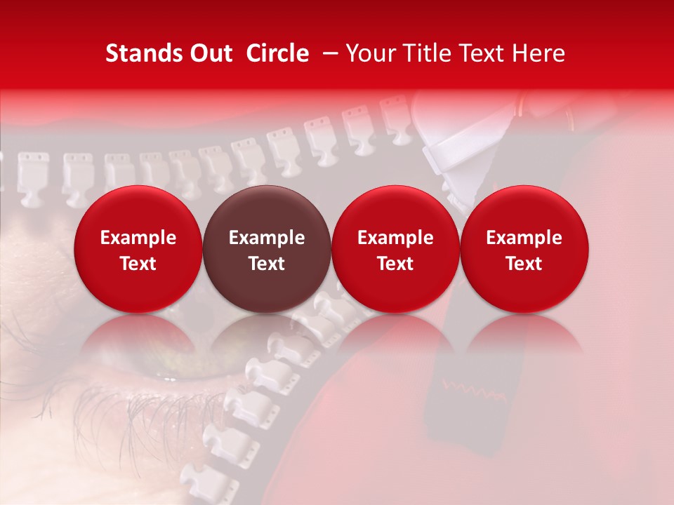 Stare Eye Until PowerPoint Template