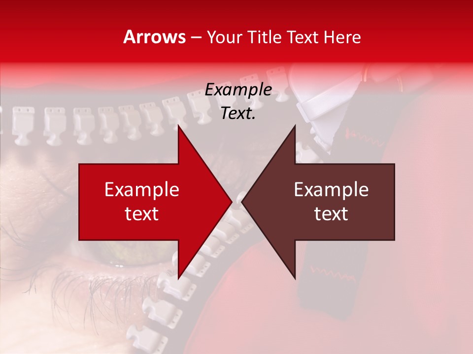 Stare Eye Until PowerPoint Template