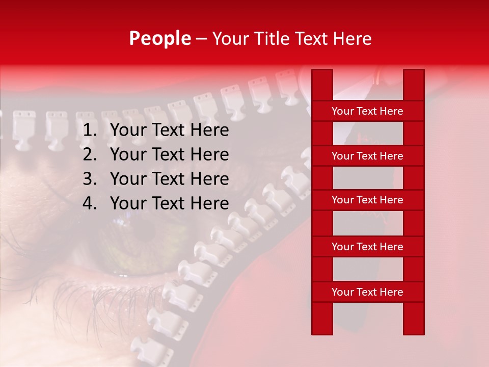 Stare Eye Until PowerPoint Template