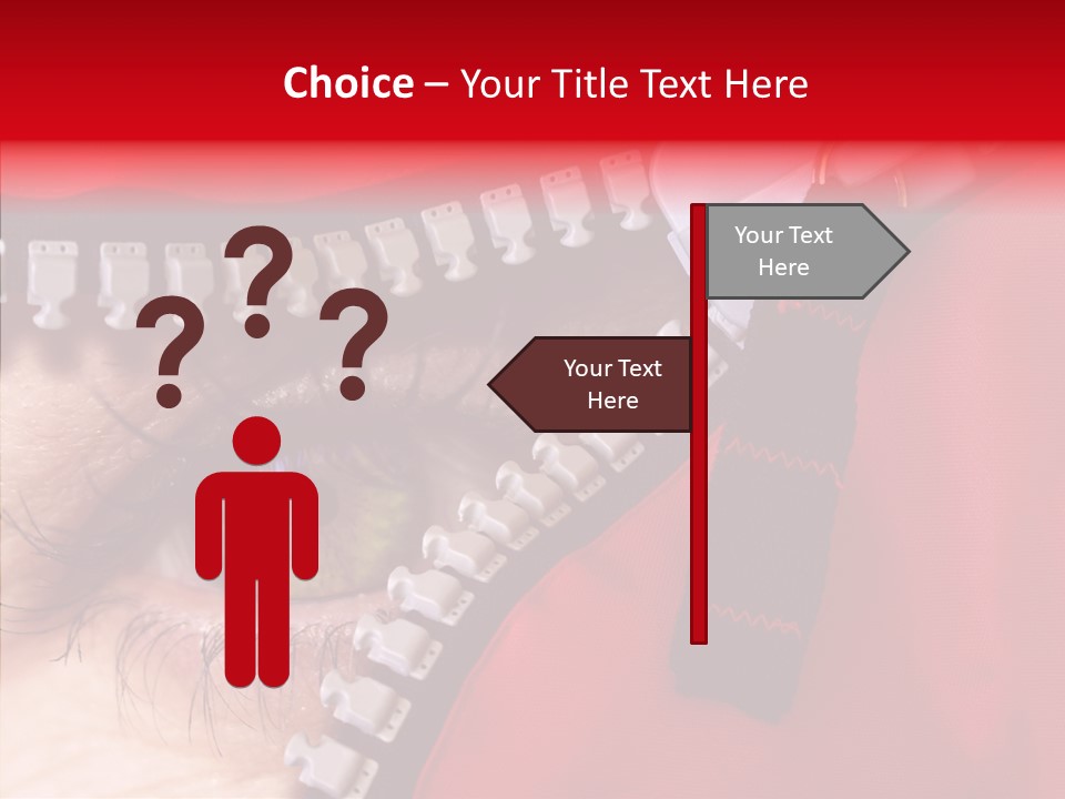 Stare Eye Until PowerPoint Template