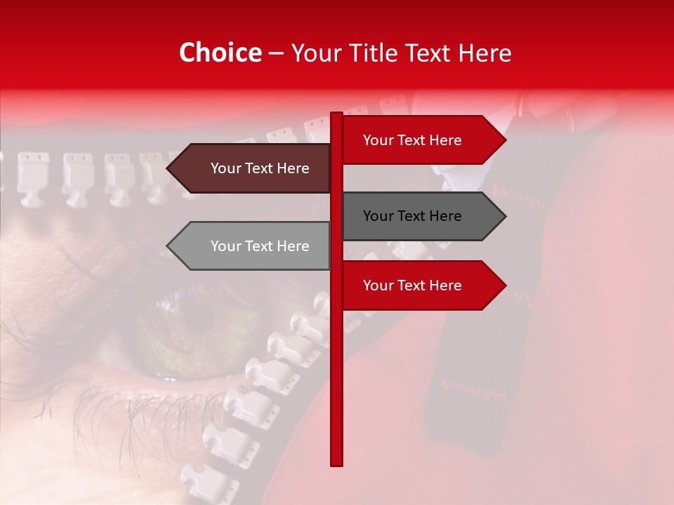 Stare Eye Until PowerPoint Template