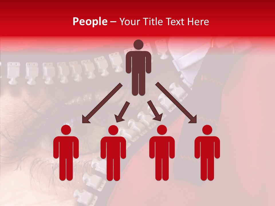 Stare Eye Until PowerPoint Template