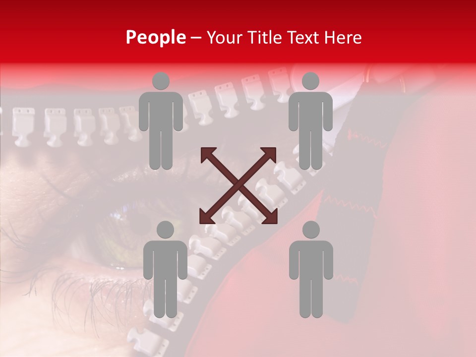 Stare Eye Until PowerPoint Template