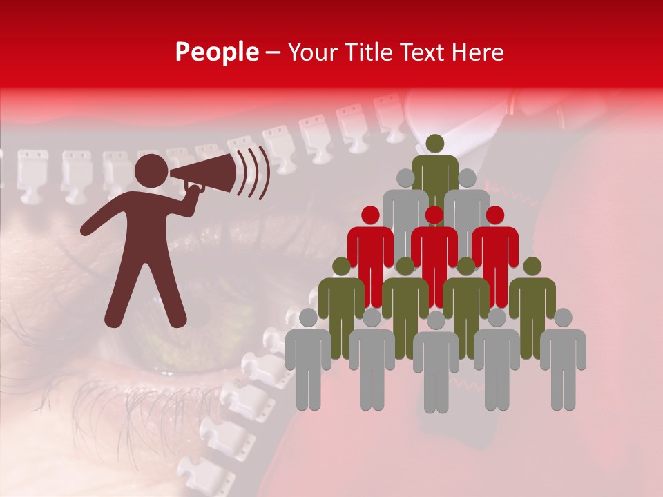 Stare Eye Until PowerPoint Template