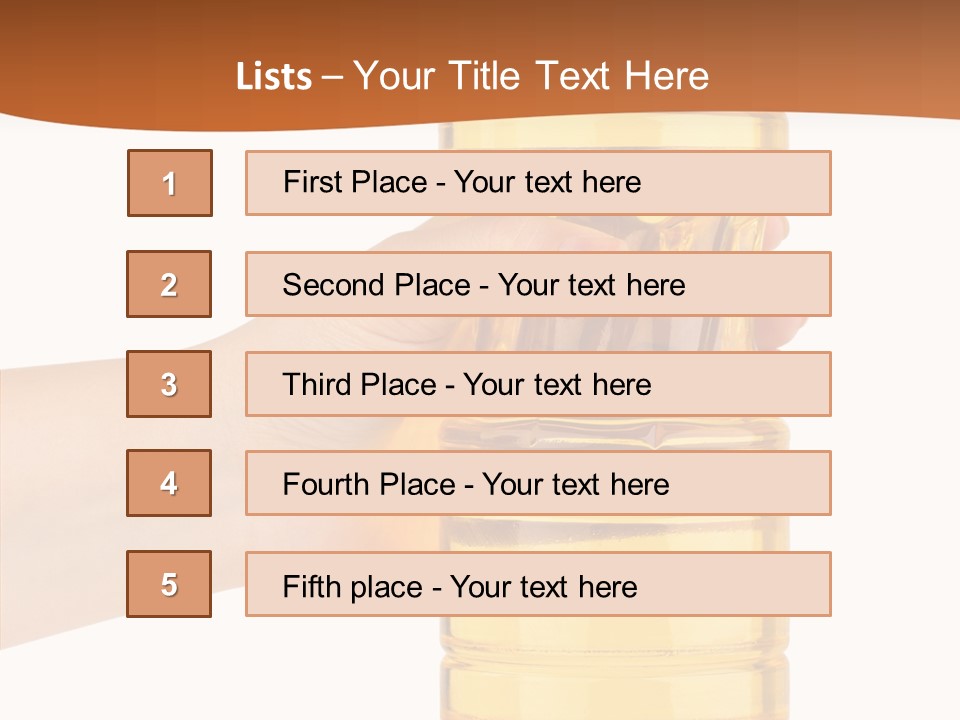 Natural Holding Unhealthy PowerPoint Template