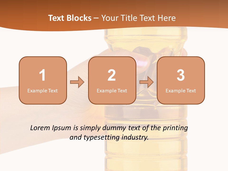 Natural Holding Unhealthy PowerPoint Template
