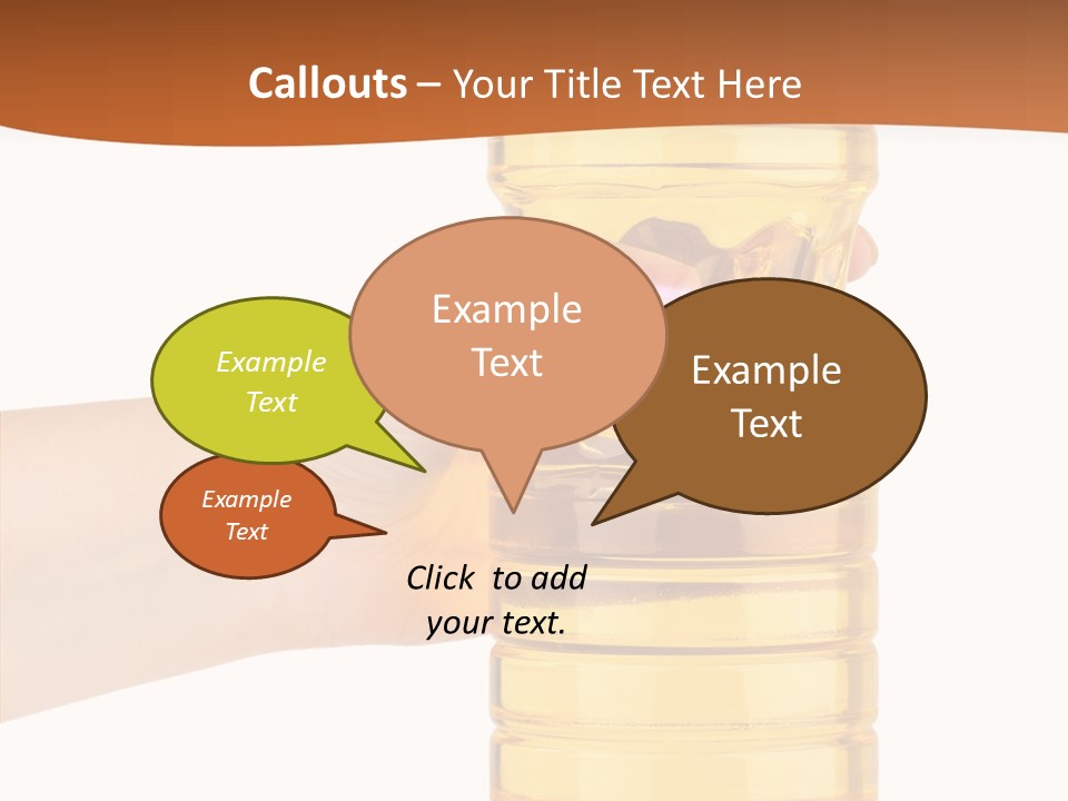 Natural Holding Unhealthy PowerPoint Template