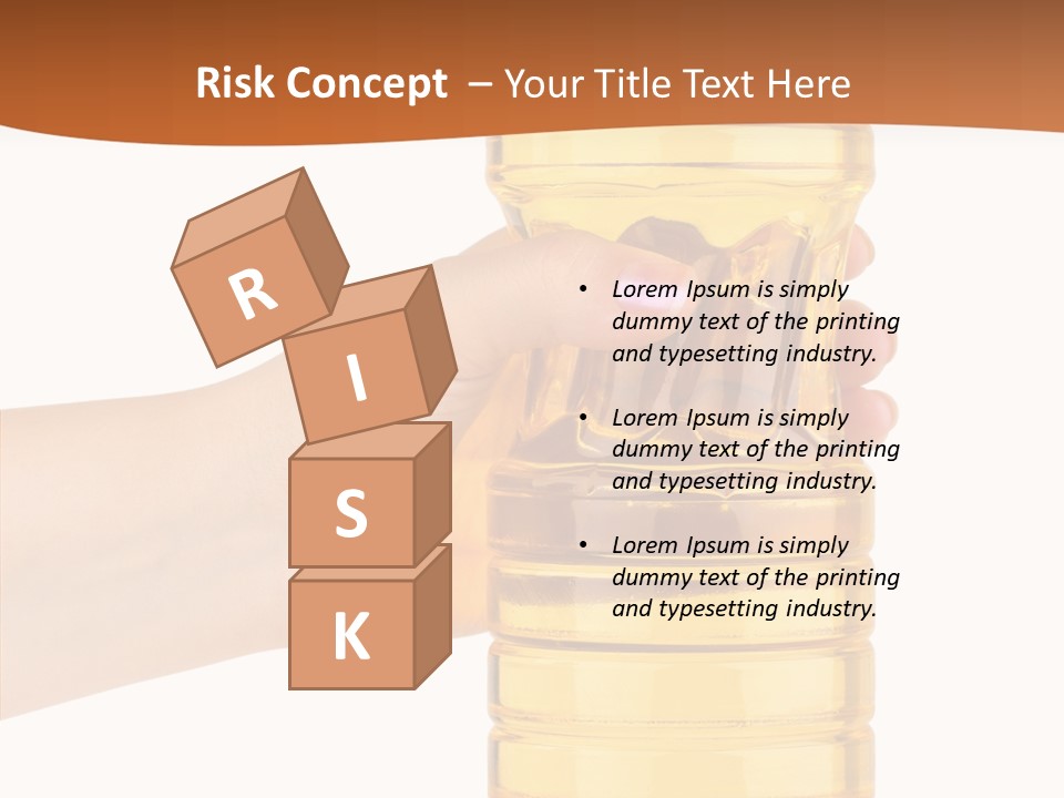 Natural Holding Unhealthy PowerPoint Template