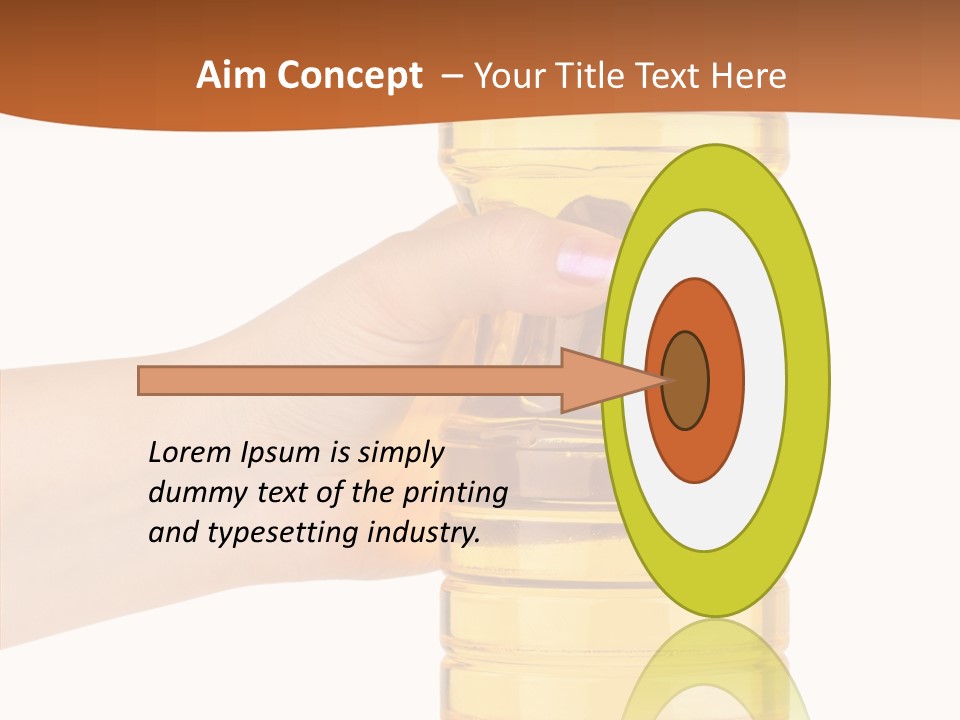 Natural Holding Unhealthy PowerPoint Template